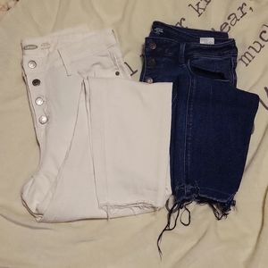 2 Pair Women's Old Navy Rockstar Super Skinny Jeans | Size 10